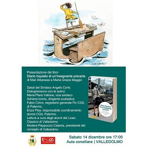 	Presentazione libro Diario inquieto di una insegnante precaria- 2019